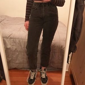 Urban Outfitters black mom jeans